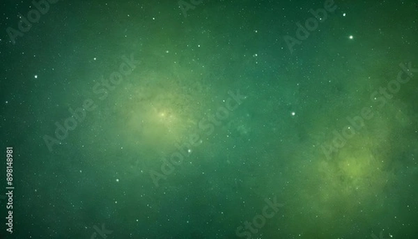 Fototapeta Green Space Galaxy Background
