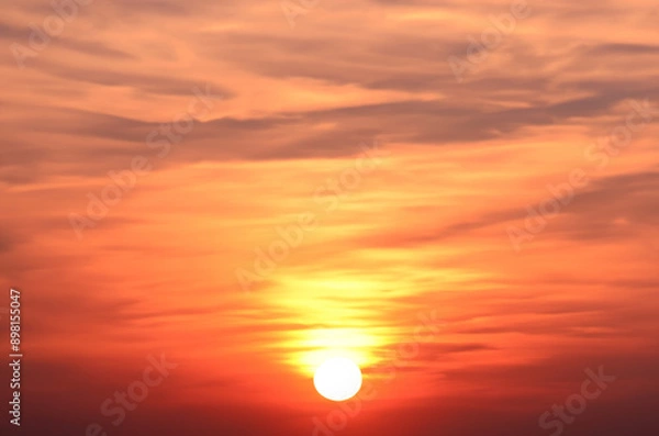 Obraz sunset in the sky