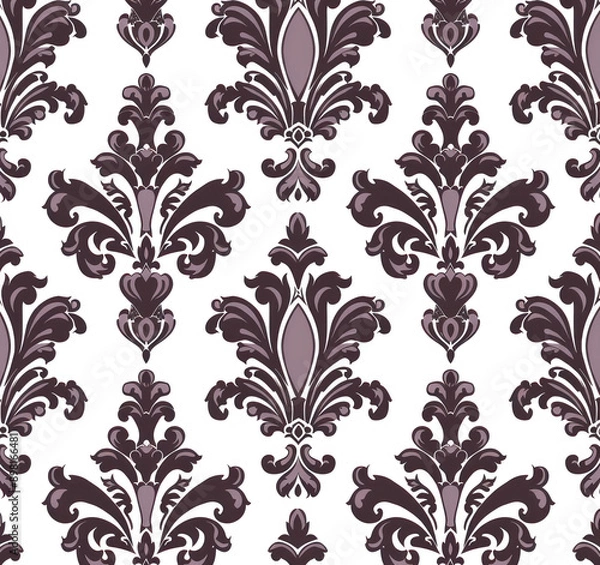 Fototapeta A seamless pattern of abstract on a white background