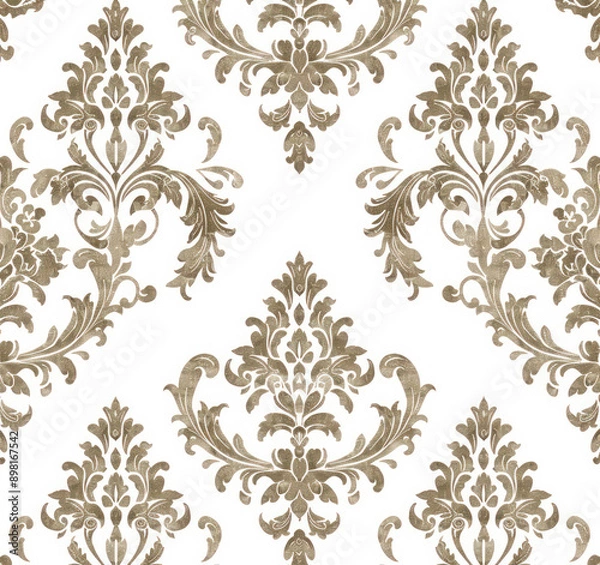 Fototapeta A seamless pattern of abstract on a white background