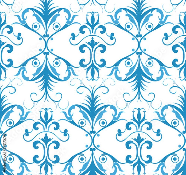 Fototapeta A seamless pattern of abstract on a white background