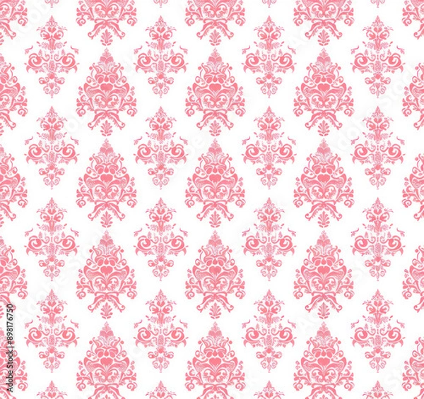 Fototapeta A seamless pattern of abstract on a white background