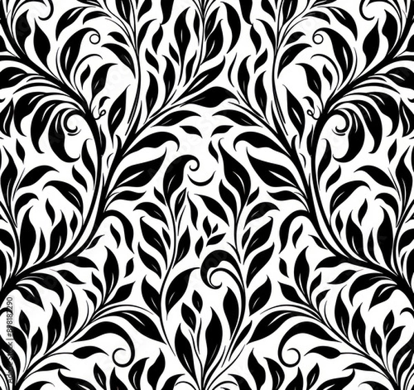 Fototapeta A seamless pattern of abstract on a white background