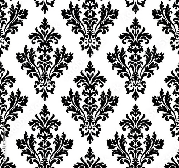 Fototapeta A seamless pattern of abstract on a white background