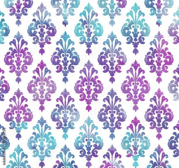 Fototapeta A seamless pattern of abstract on a white background