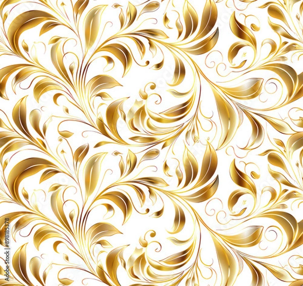 Fototapeta A seamless pattern of abstract on a white background