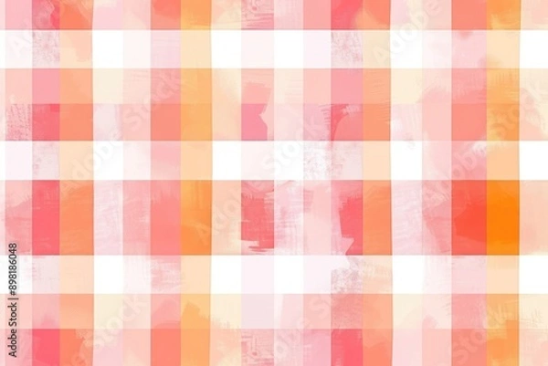 Fototapeta Gingham pattern tablecloth tartan plaid.