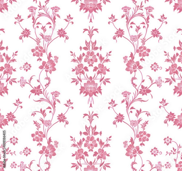 Fototapeta A seamless pattern of abstract on a white background