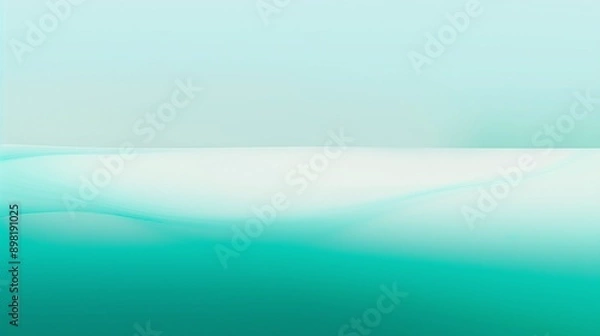 Fototapeta gradient turquoise background