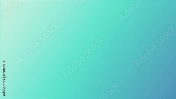 Obraz gradient turquoise background