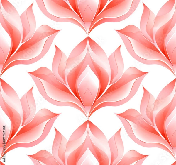 Fototapeta A seamless pattern of abstract on a white background