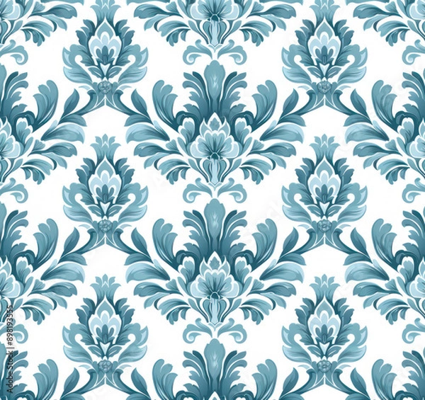 Fototapeta A seamless pattern of abstract on a white background
