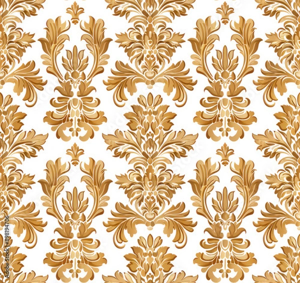 Fototapeta A seamless pattern of abstract on a white background