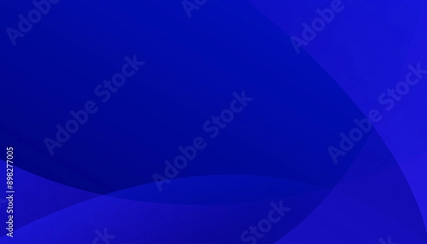 Fototapeta Abstract blue color background. Fluid shapes composition. Applicable for gift card, Poster on wall poster template, EPS 10
