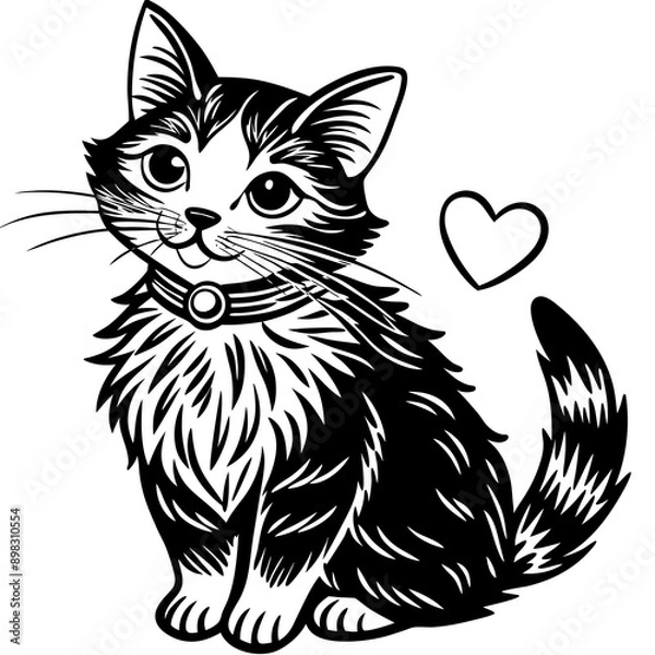 Fototapeta  cat vector