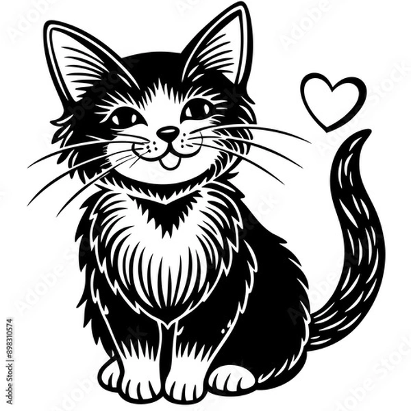 Fototapeta  cat vector