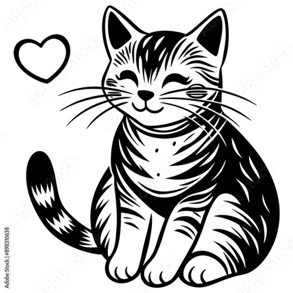 Fototapeta  cat vector