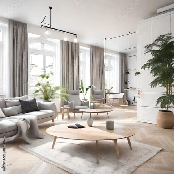 Fototapeta living room interior