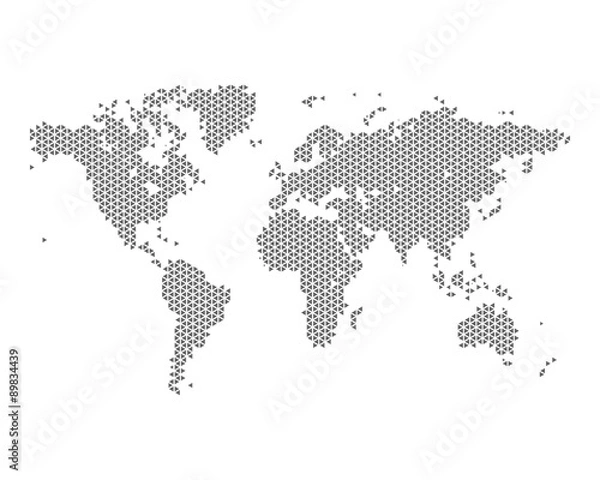 Fototapeta World Map