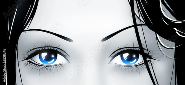 Obraz deep blue eyes