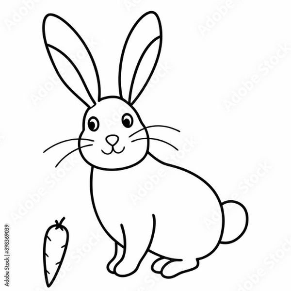 Fototapeta rabbit  Vector