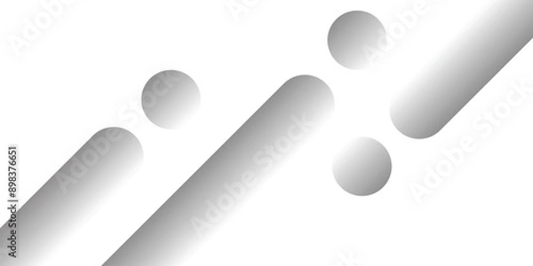 Obraz WHITE GRAY GRADIENT VECTOR WEBBANNER FOR WEBSITE AND BUSINESS PRESENTATION BACKDROP BACKGROUND