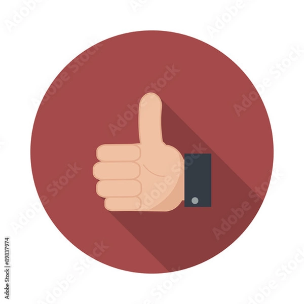 Obraz Thumb up icon. Like icon.