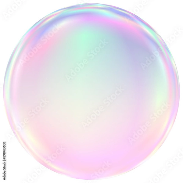 Fototapeta Geometric glass circle element gradient soft light colorful design for decoration graphic business background technology digital design illustration web template backdrop desktop wallpaper bubbles