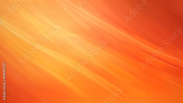Obraz Orange Background 8k Wallpaper with Smooth Gradient Light Streaks for Modern Design, Web Graphics, and Seasonal Summer Themes Vibrant Abstract
