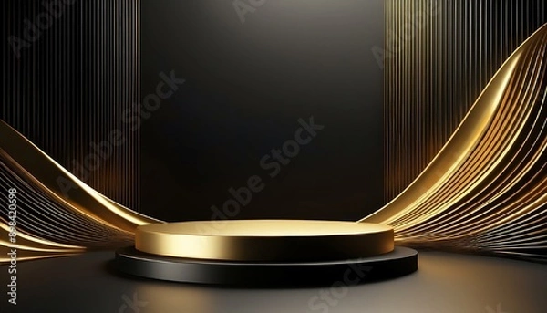 Obraz stage with spotlight