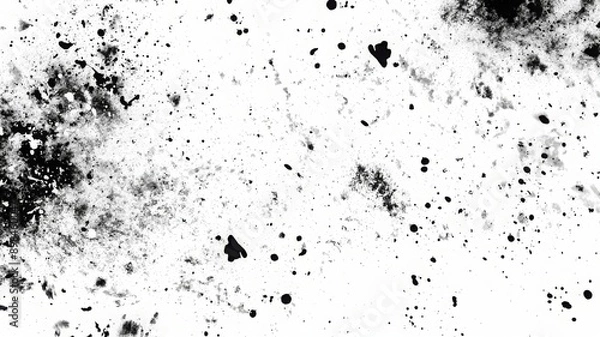 Fototapeta Speckled gritty overlay texture. Vintage background with speckles, dots, flecks and particles. Grunge grain kraft paper pattern.