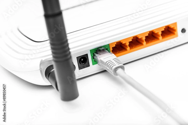 Fototapeta Wifi router.