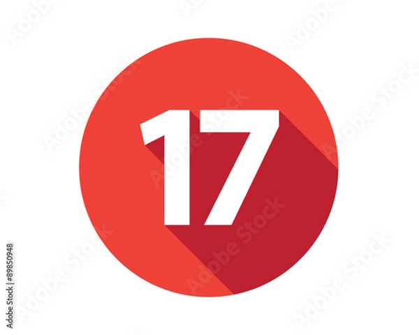 Obraz 17 calendar holiday number