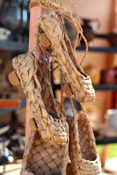 Fototapeta wicker shoes
