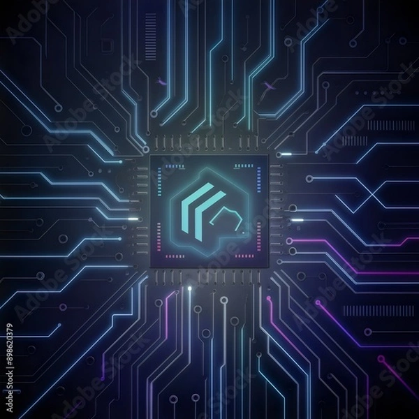 Fototapeta circuit board background