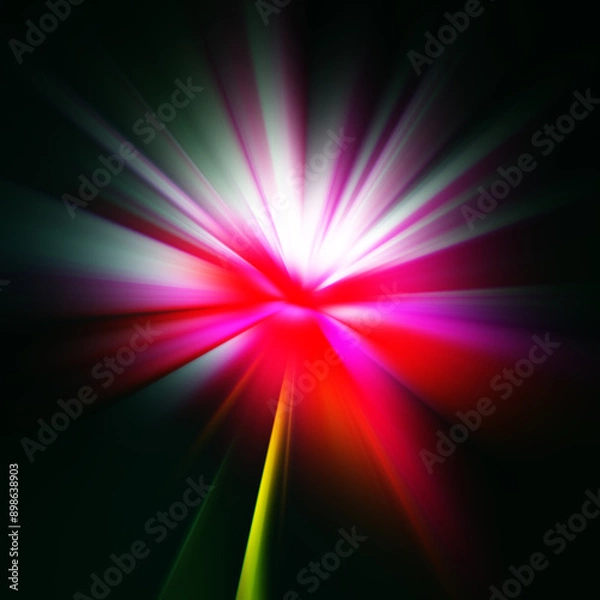 Fototapeta Colorful zoom motion effect. Abstract background. Color lines. Colored texture backdrop and banner. Multi color gradient pattern and textured wallpaper.