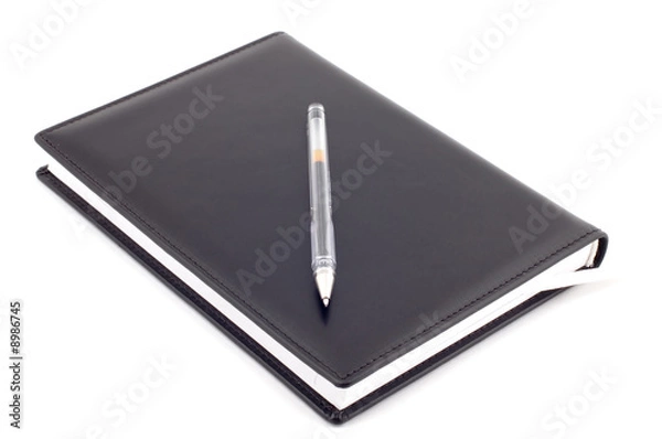 Fototapeta object on white - office tool Day Planner