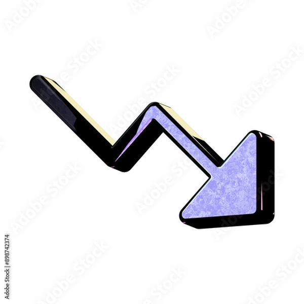 Obraz A stunning 3D icon with an elegant space texture,  perfect for adding sophistication to any project