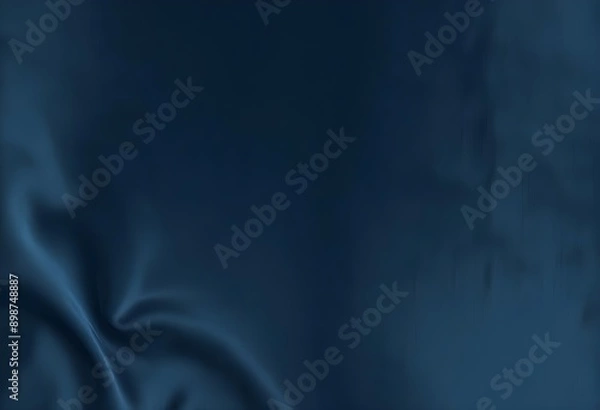 Obraz Blue velvet texture sample background, smooth, some waves, well enlighted