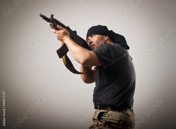 Obraz Man with gun