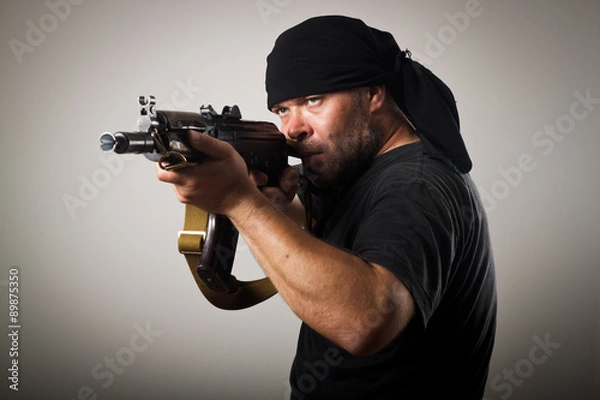 Obraz Man with gun