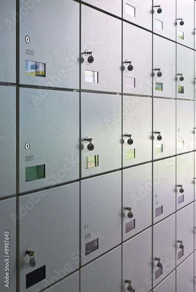 Obraz Wall of lockers.