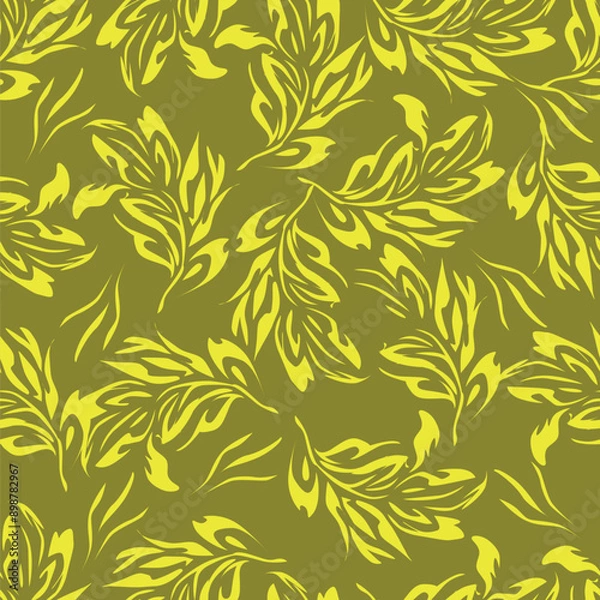 Fototapeta Seamless flowers pattern, floral print.