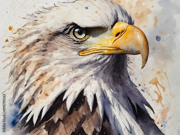Fototapeta american bald eagle
