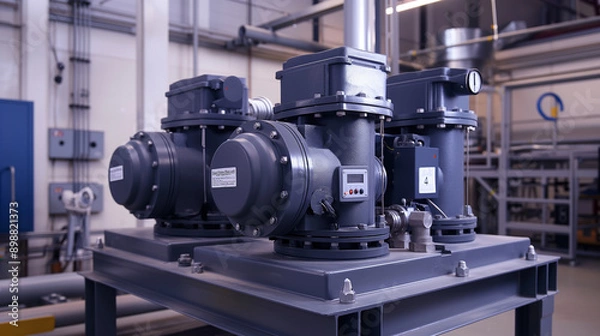 Fototapeta Enhance your operations with our robust and durable vacuum pumps, ideal for various industrial applications.
