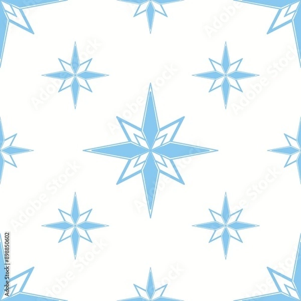 Fototapeta seamless pattern with stars