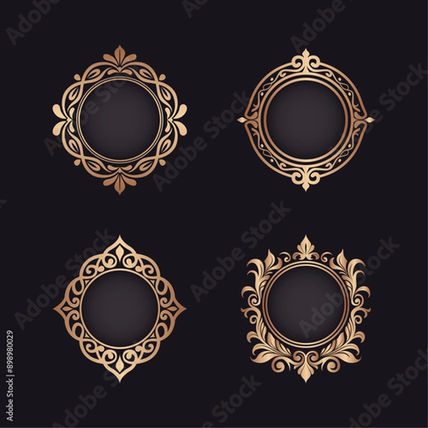 Obraz VECTOR FRAME WITH A LUXURY DESIGN LOOK