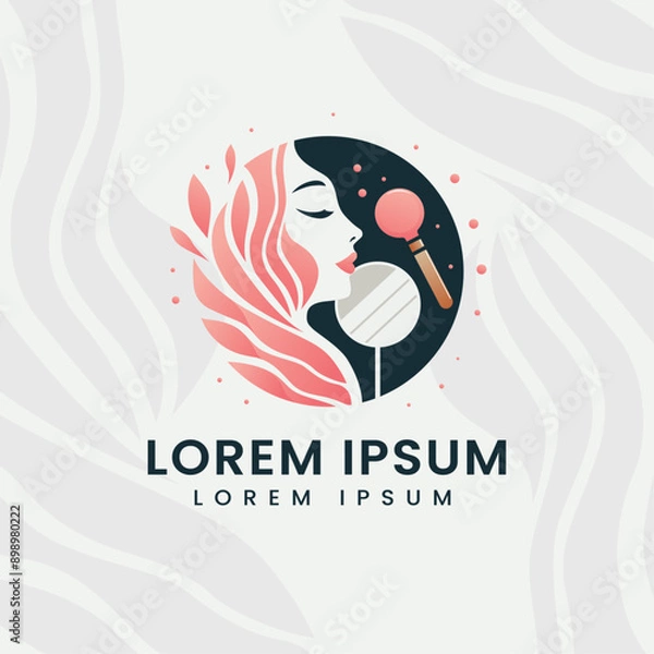 Obraz SIMPLE BEAUTY SKIN VECTOR LOGO DESIGN