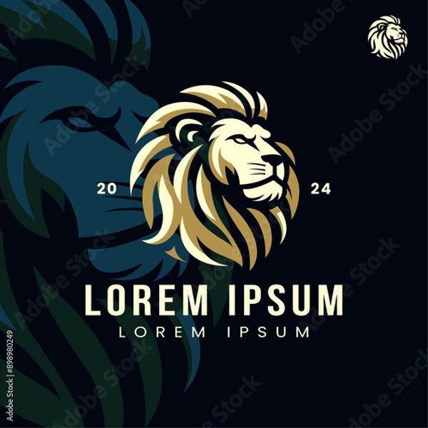 Obraz LOGO KING LION VECTOR