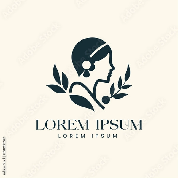 Obraz SIMPLE BEAUTY SKIN VECTOR LOGO DESIGN